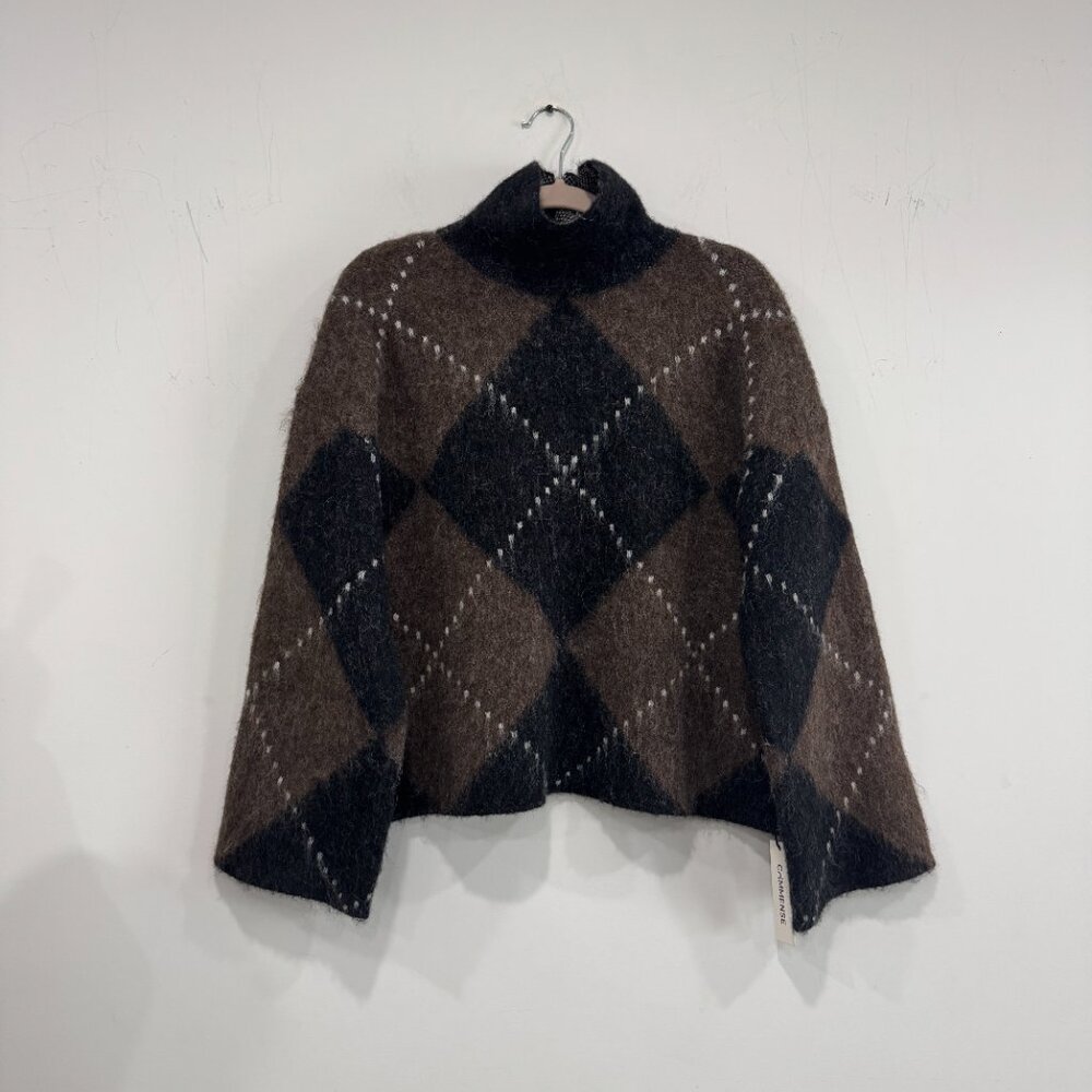 Commense Argyle Wool-Blend Sweater & Mini Skirt Set NWT, Size S/M - Picture 11 of 17